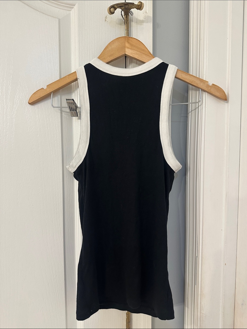a new day Black Tank Top with White Trim - Picture 4 of 5